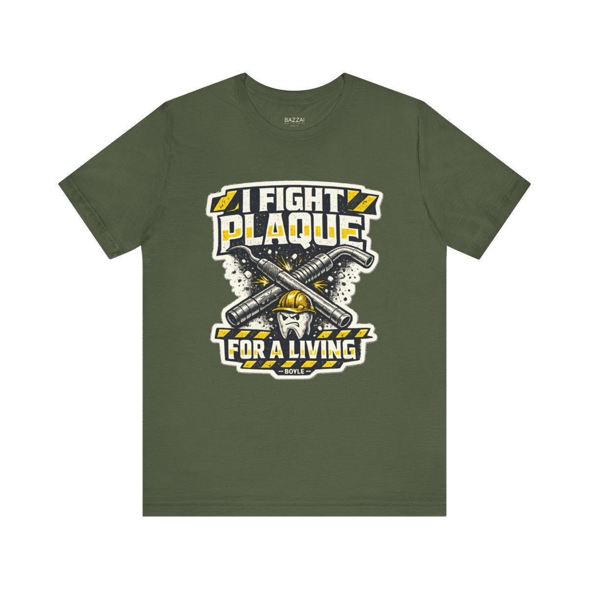 RDH Life T-Shirt — I Fight Plaque for a Living — t-shirt design by Hank