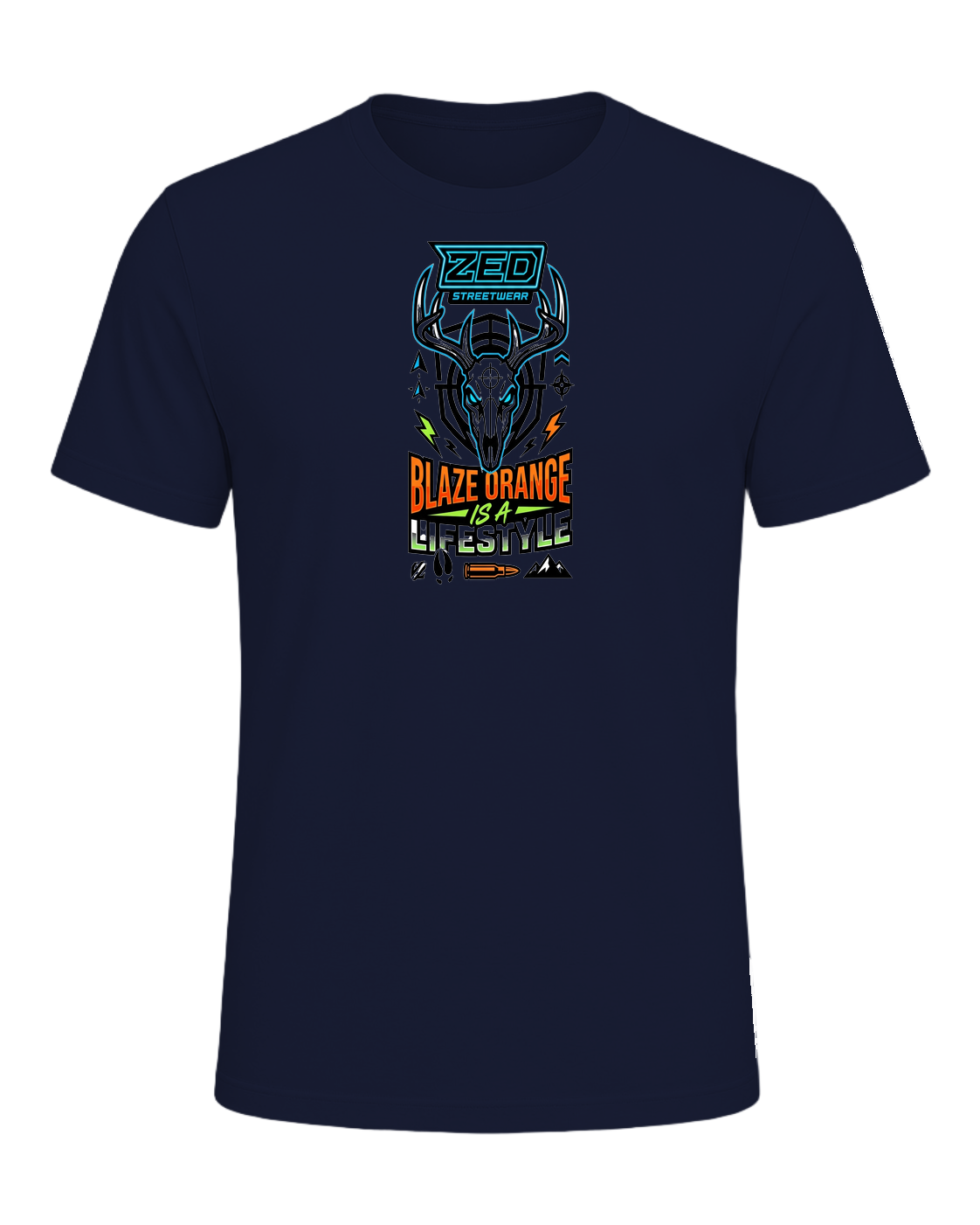 blaze orange is a lifestyle — Navy