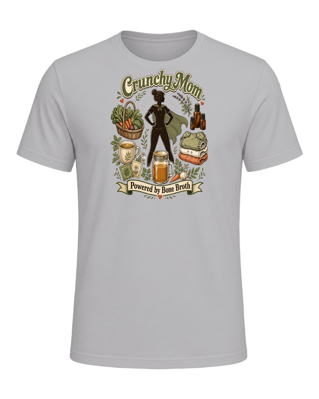 Crunchy Mom — Athletic Heather