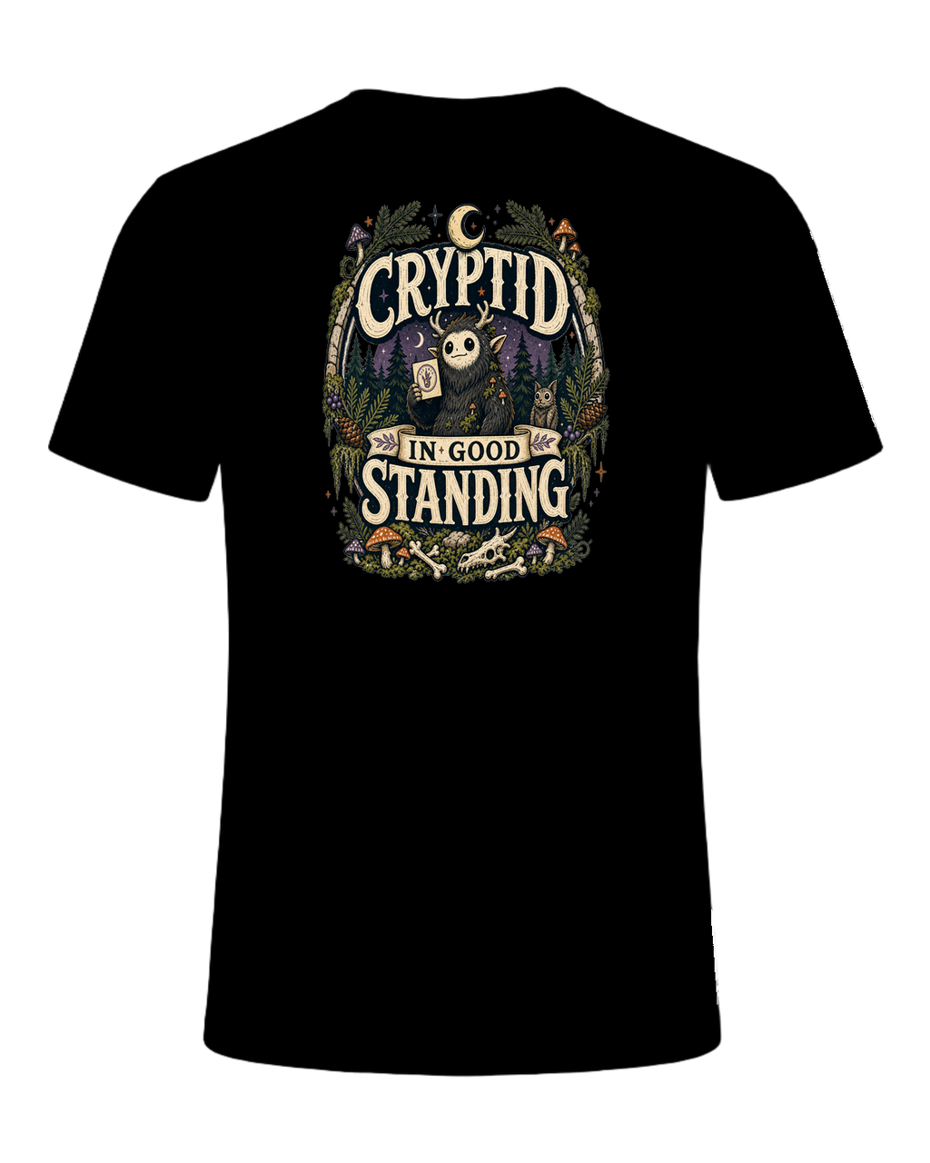 CRYPTID IN GOOD STANDING — Black