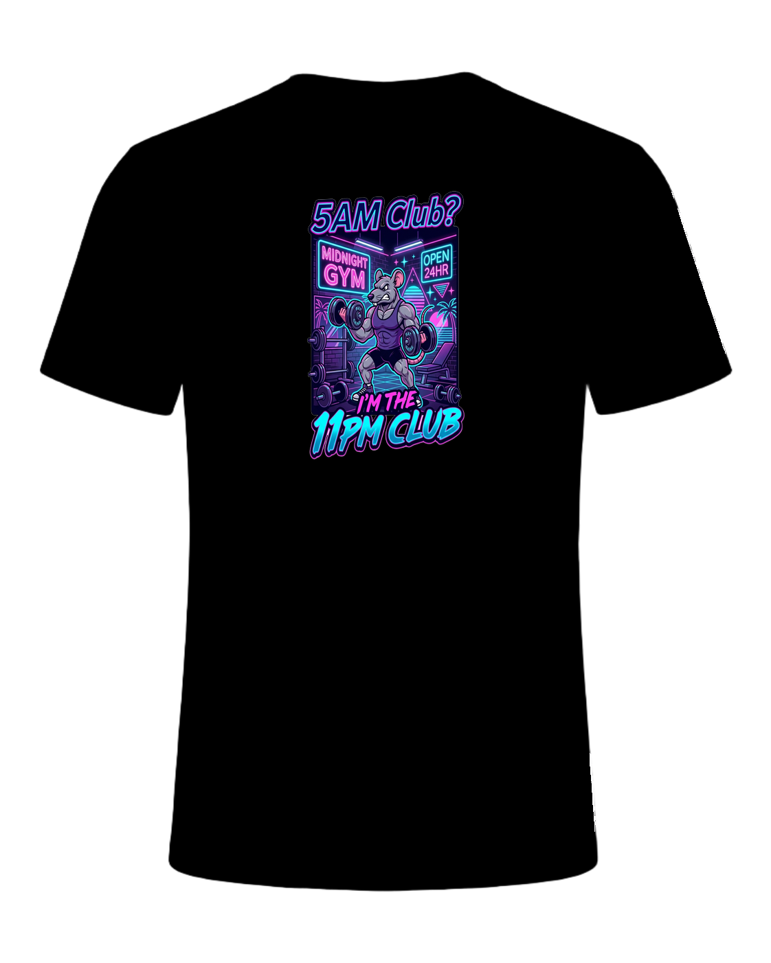 Gym Rat Night Owl — Black