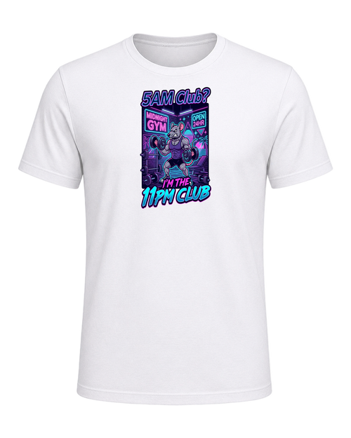 Gym Rat Night Owl — White