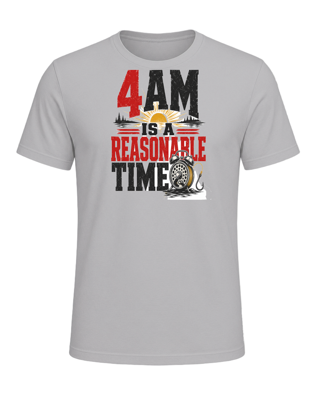 4AM IS A REASONABLE TIME — Athletic Heather