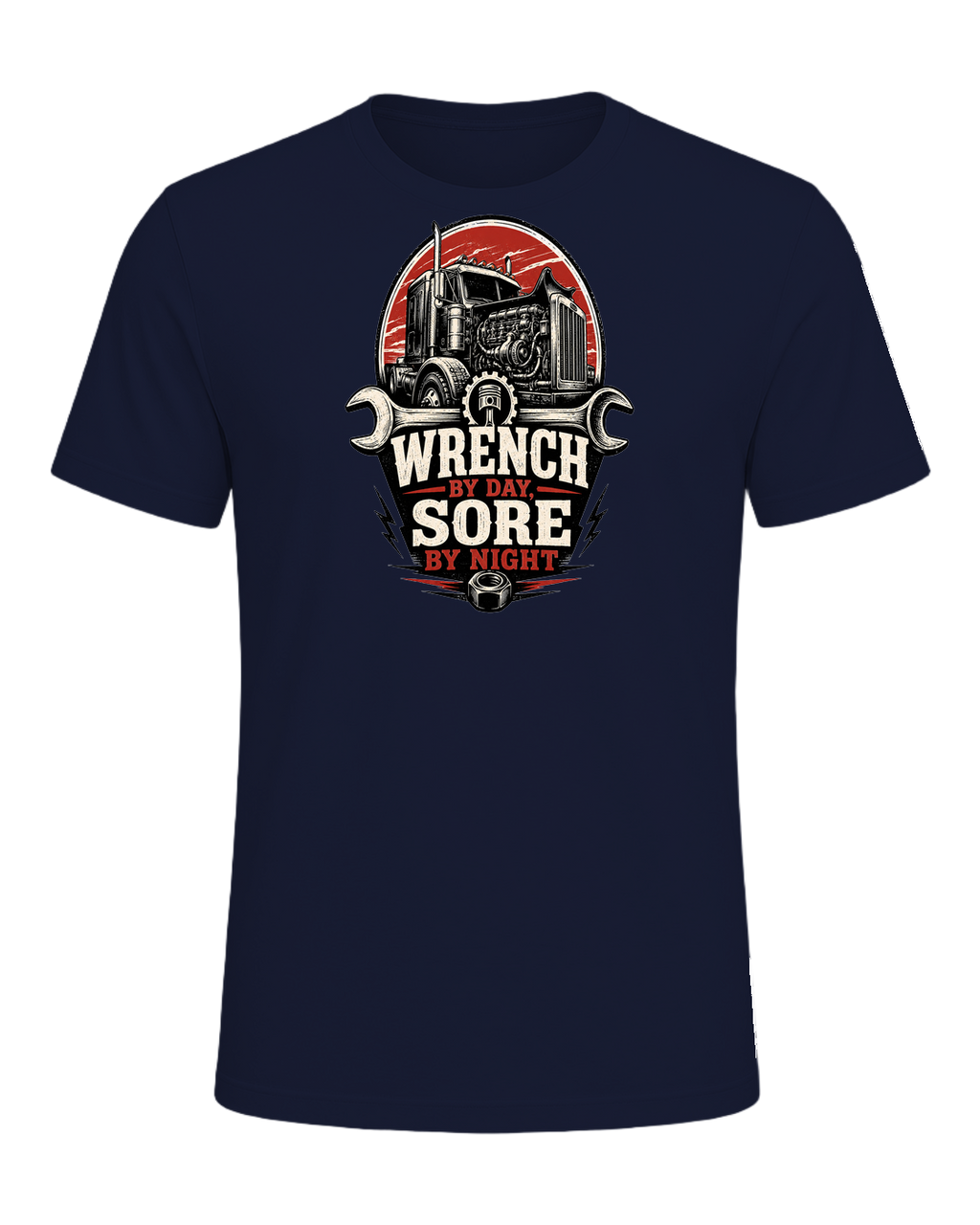 Wrench by day, sore by night — Navy