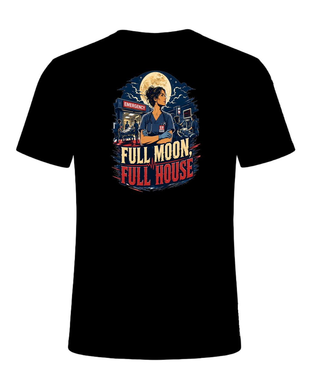 FULL MOON, FULL HOUSE — Black