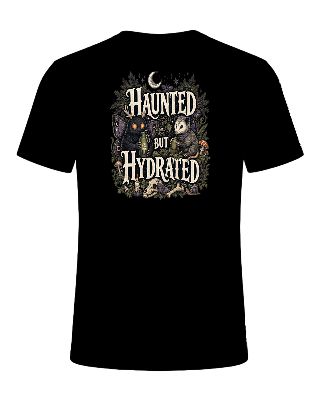 HAUNTED BUT HYDRATED — Black