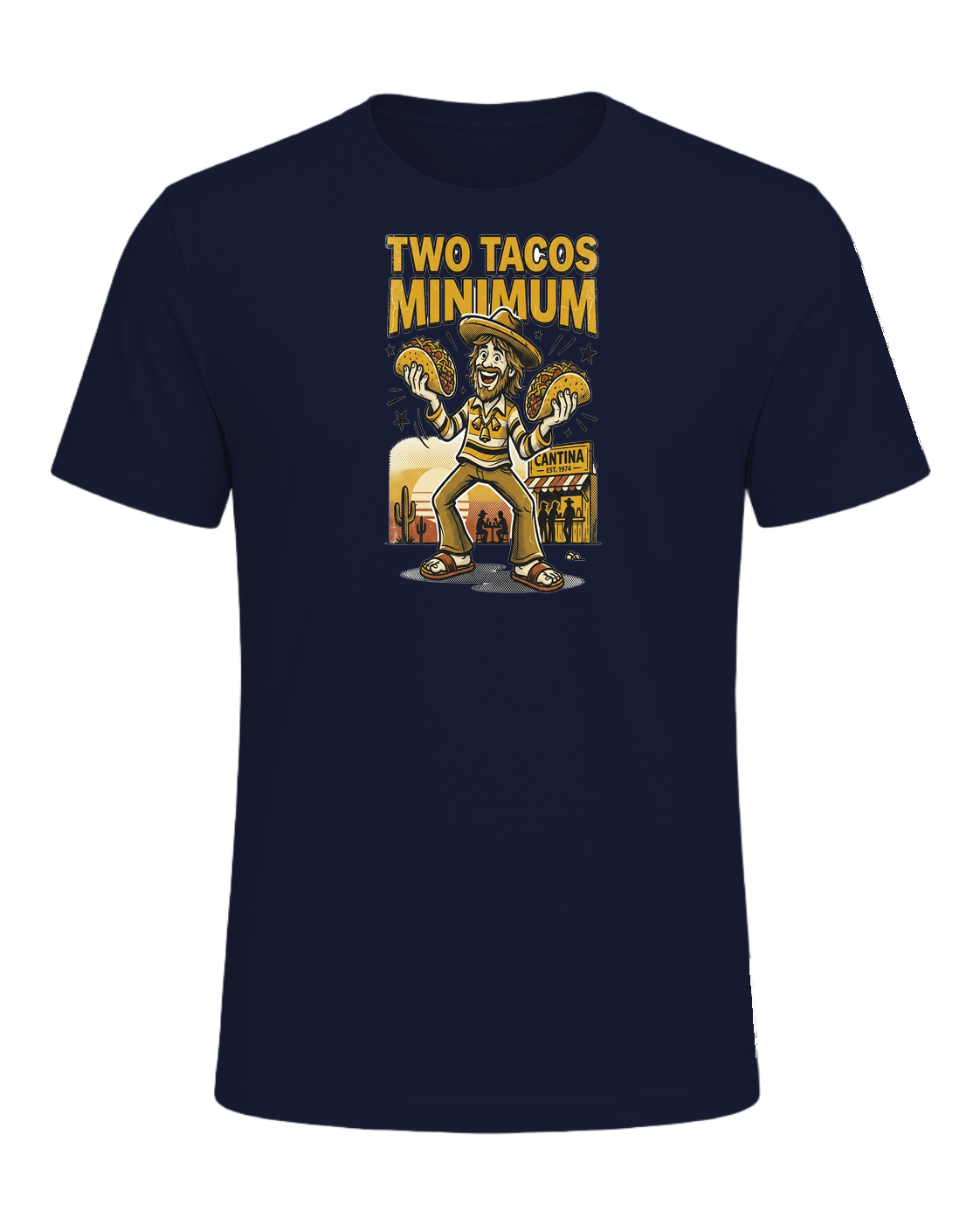 TWO TACOS MINIMUM — Navy