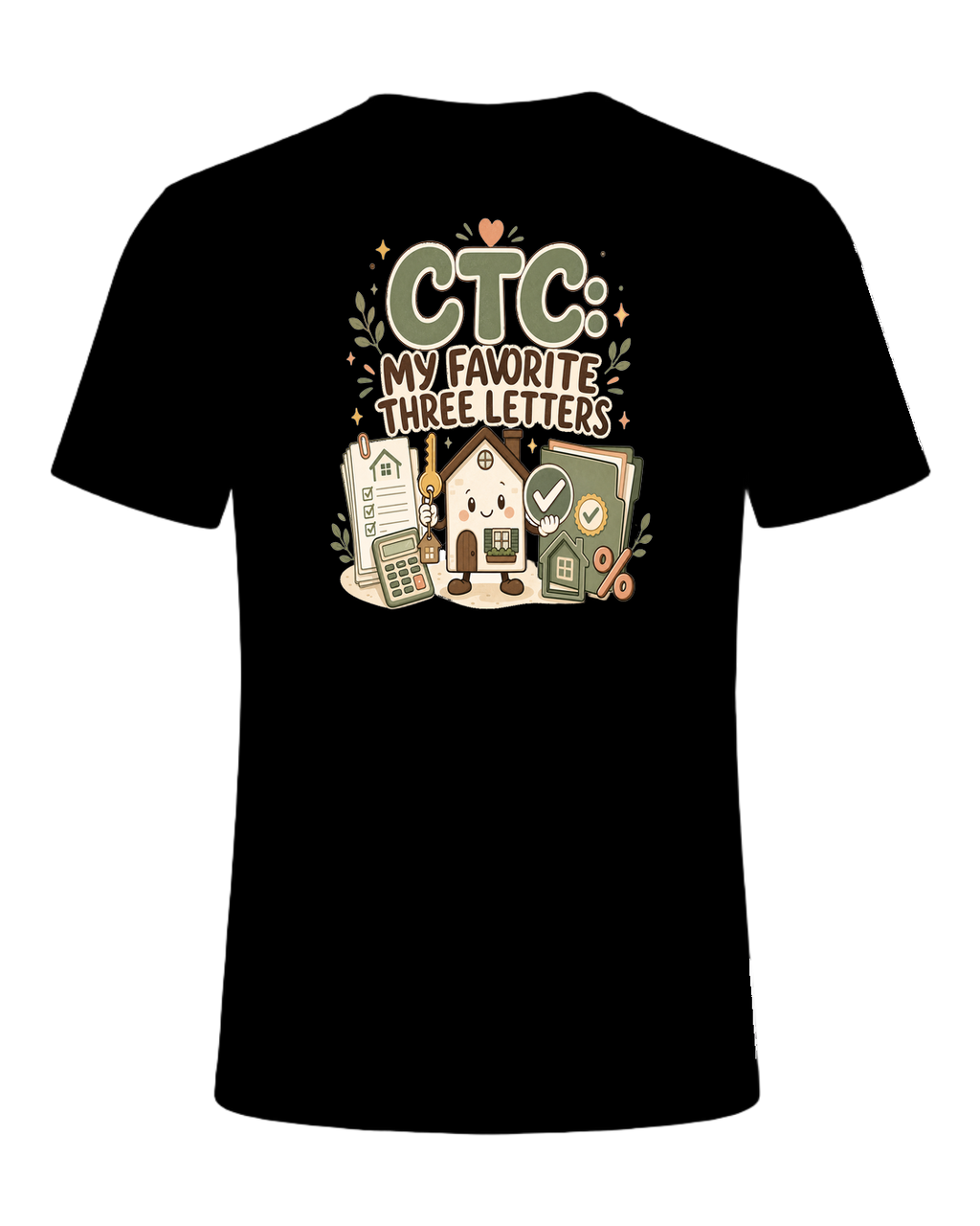 CTC: MY FAVORITE THREE LETTERS — Black