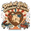 Dad of girls, defender of hearts