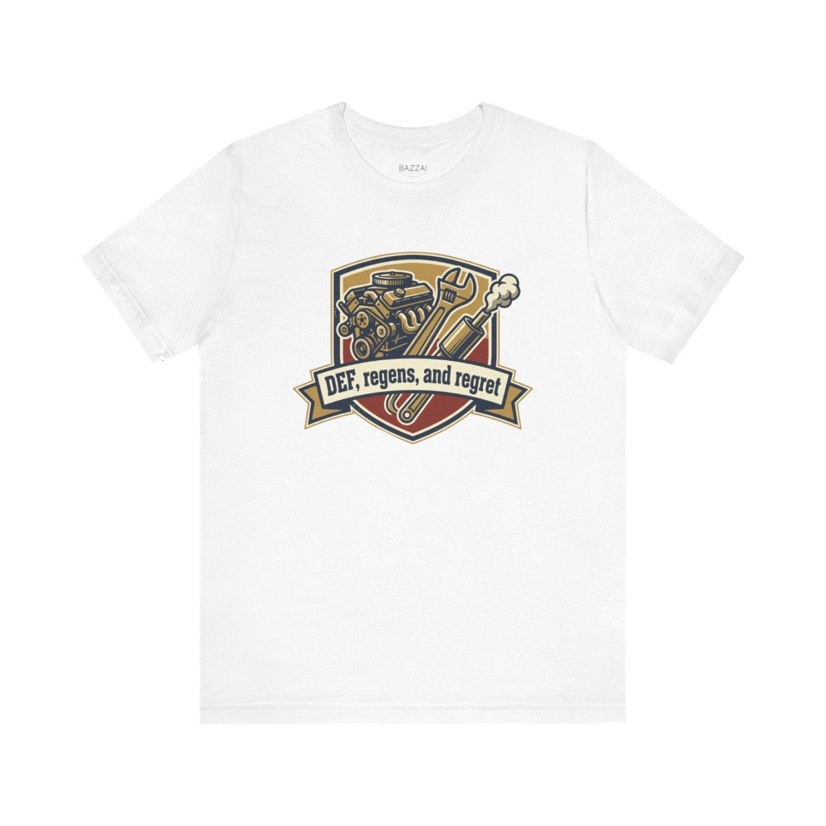 Diesel Mechanic T-Shirt — DEF, Regens, and Regret — t-shirt design