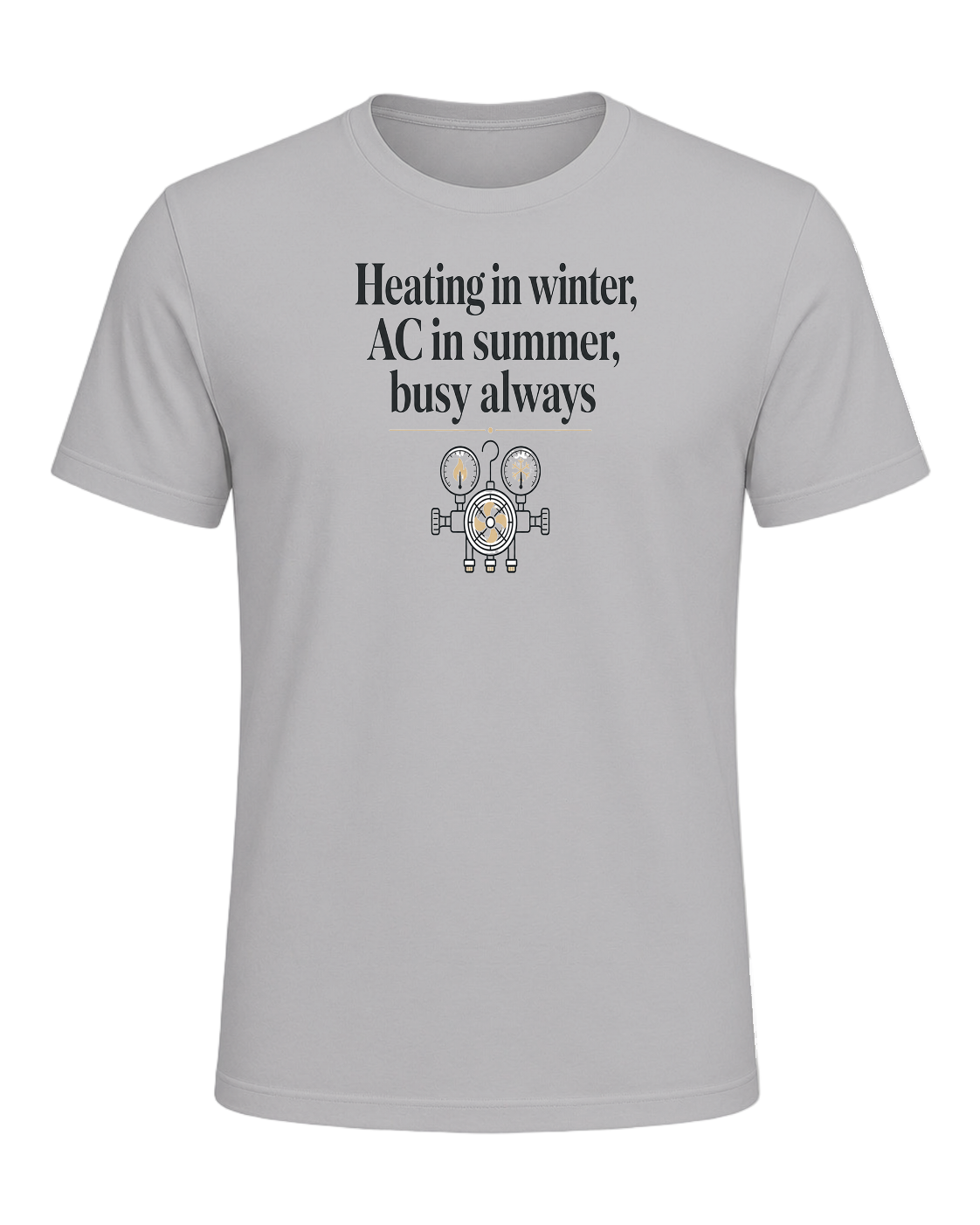 Heating in winter, AC in summer, busy always — Athletic Heather