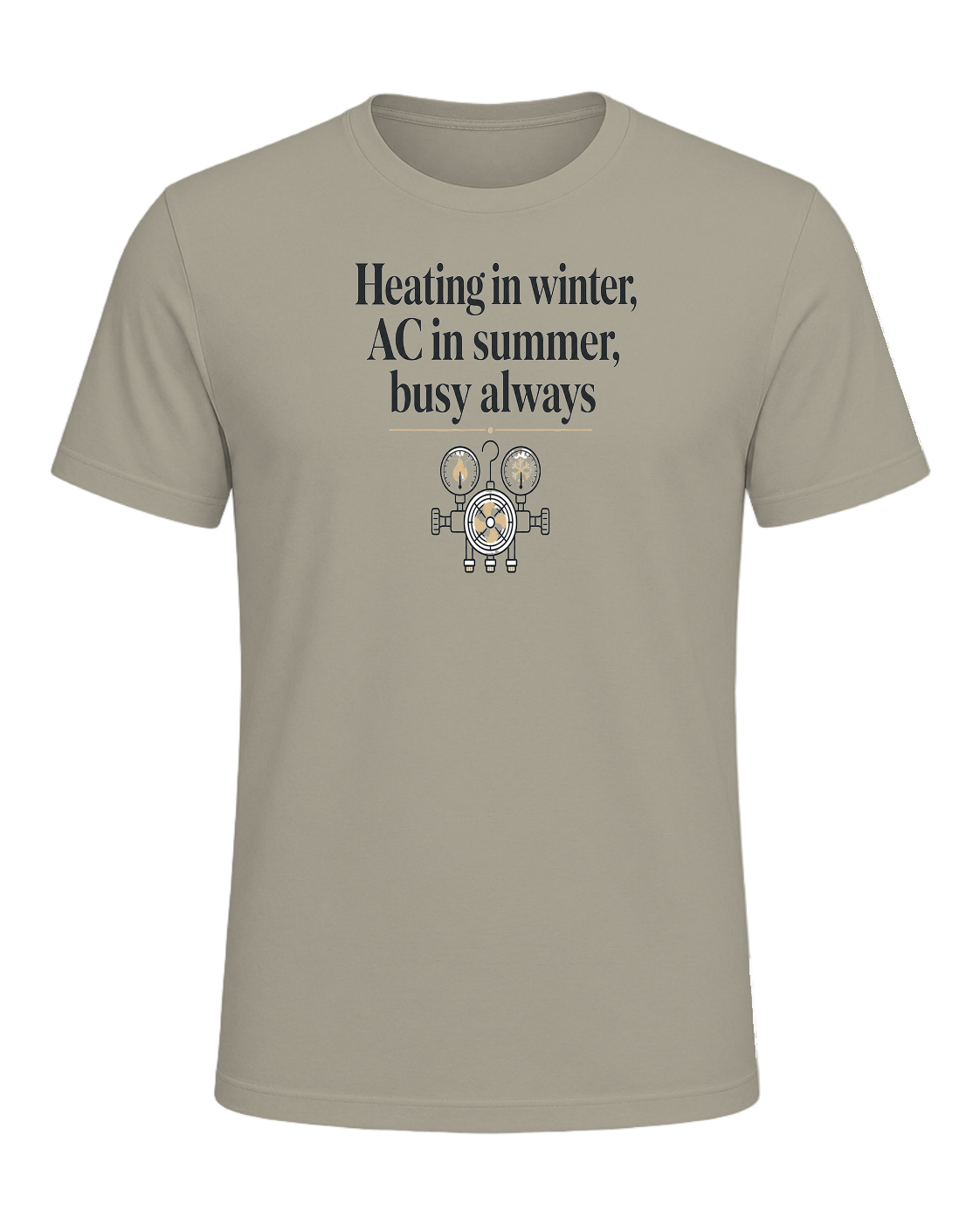 Heating in winter, AC in summer, busy always — Heather Stone