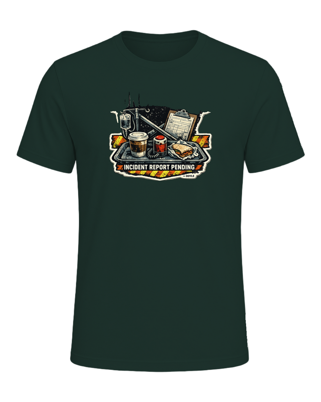 Lunch Break Incident Report Pending Tee — Forest