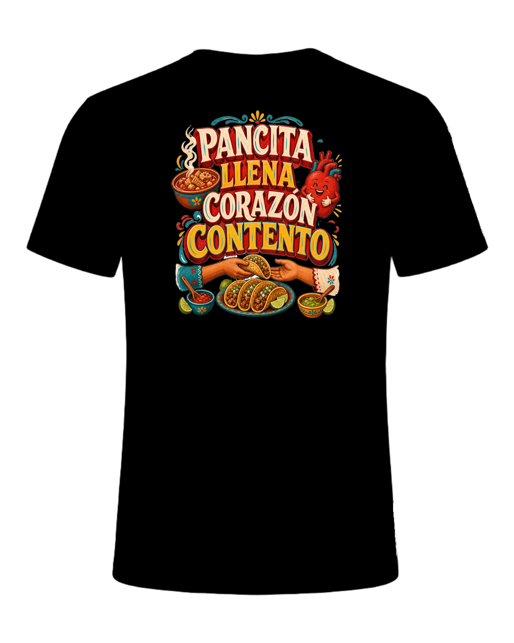 PANCITA LLENA CORAZÓN CONTENTO — Black