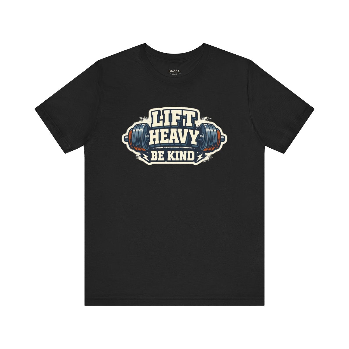 Gym Lover T-Shirt — Train Heavy, Stay Kind — t-shirt design by Reggie