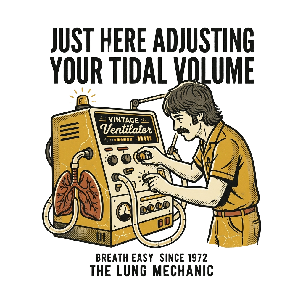 Just here adjusting your tidal volume