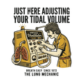 Just here adjusting your tidal volume