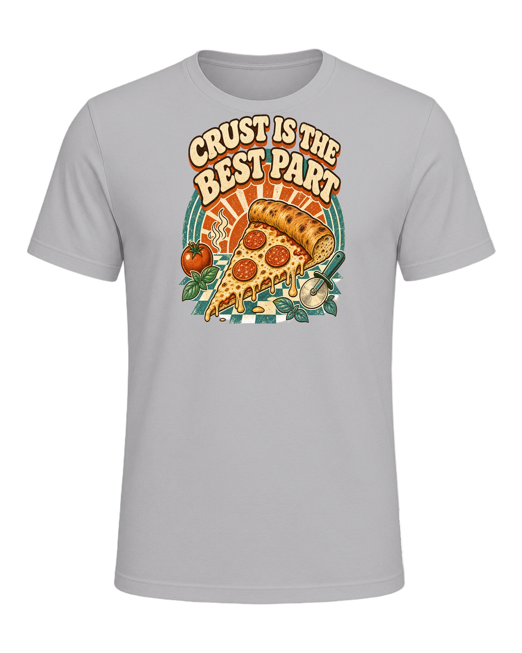 CRUST IS THE BEST PART — Athletic Heather