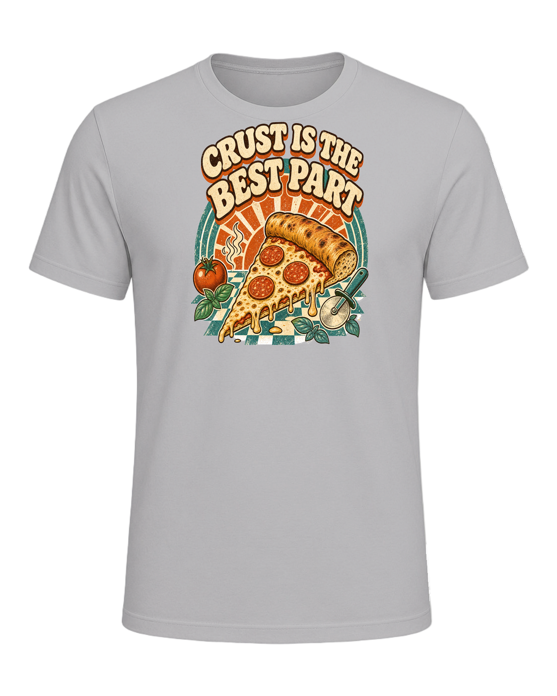 CRUST IS THE BEST PART — Athletic Heather