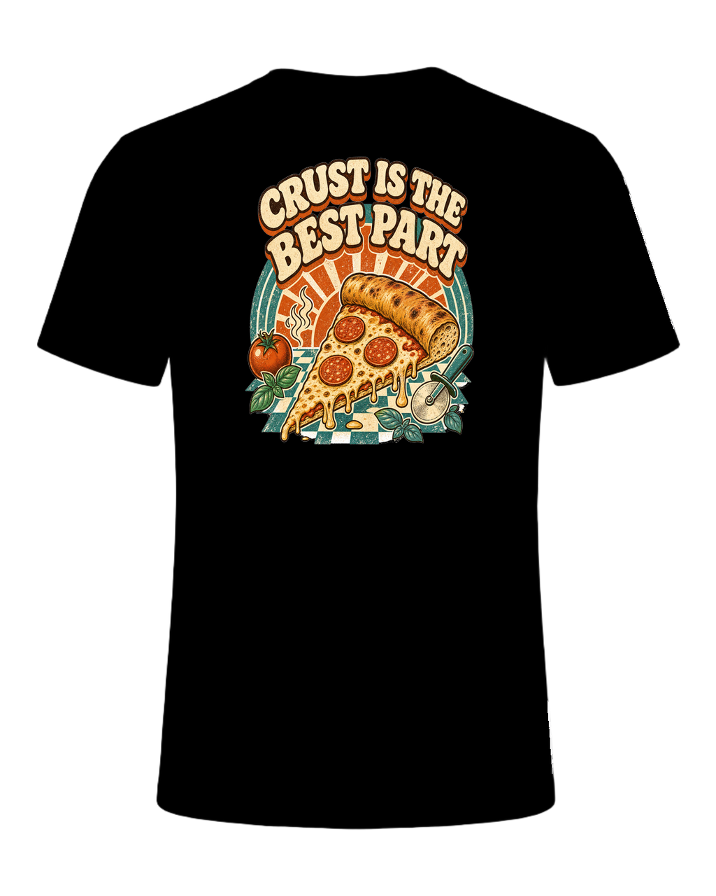 CRUST IS THE BEST PART — Black