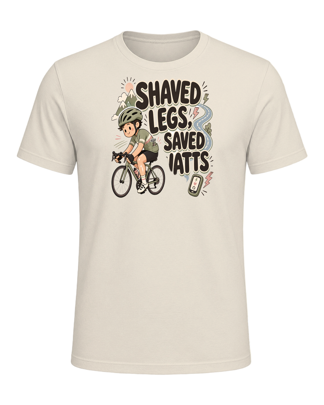 SHAVED LEGS, SAVED WATTS — Heather Prism Natural