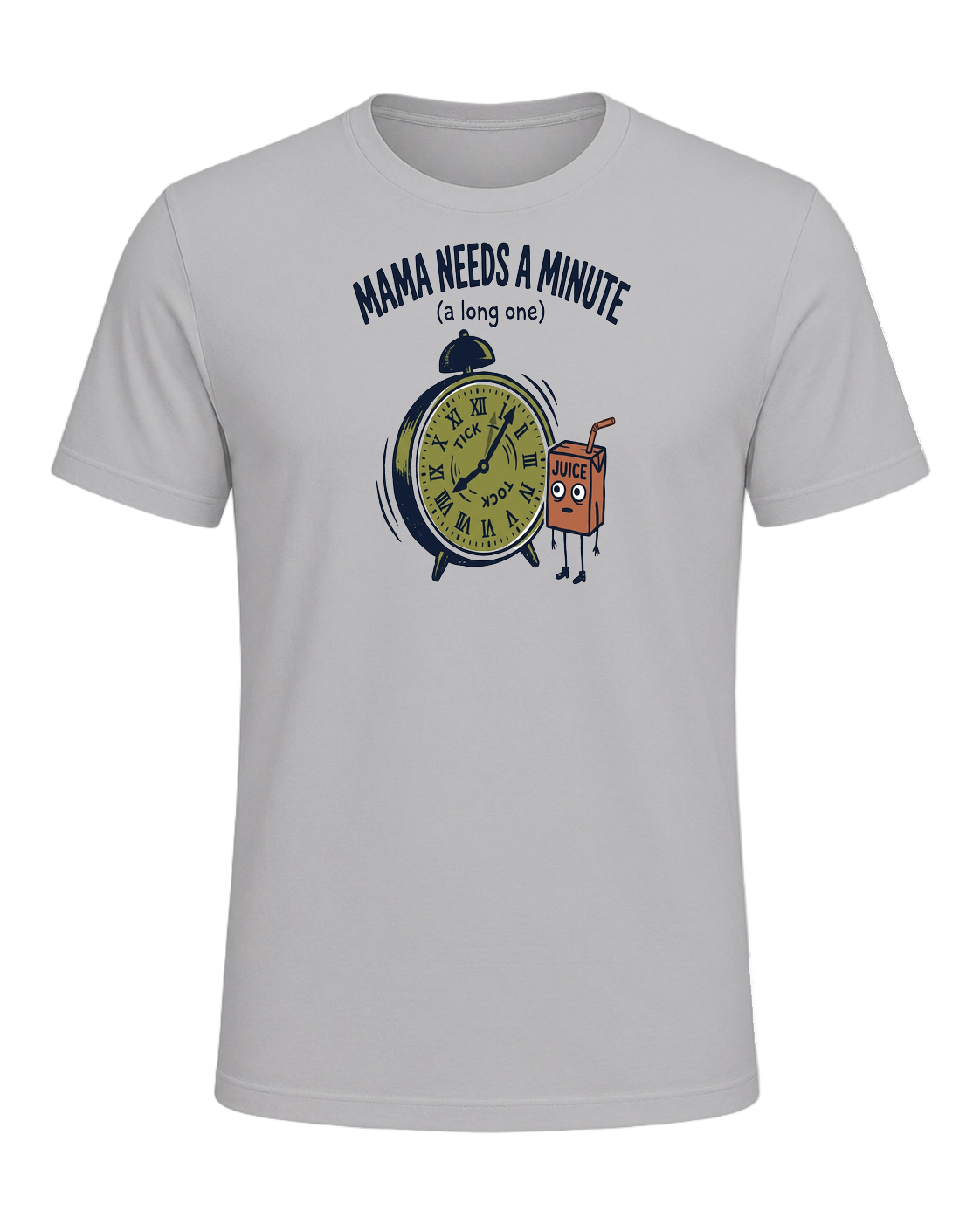 Mama needs a minute (a long one) — Athletic Heather
