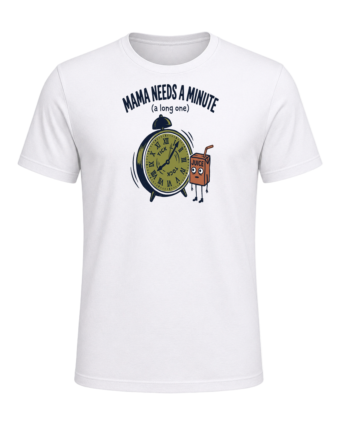 Mama needs a minute (a long one) — White