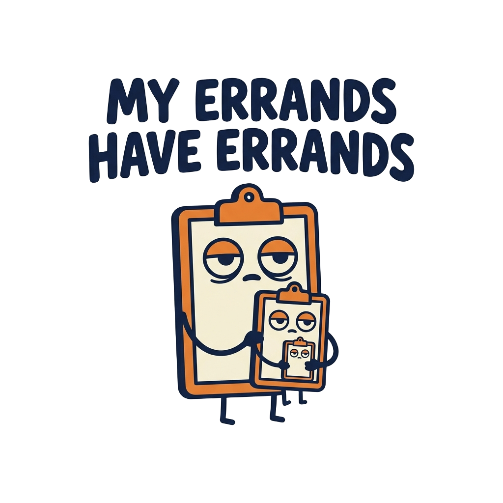MY ERRANDS HAVE ERRANDS