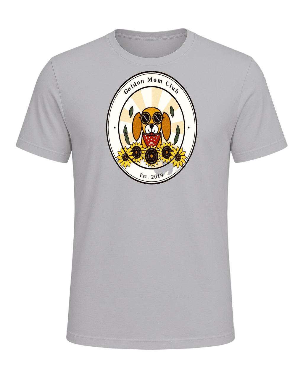 Golden Retriever Mom — Athletic Heather