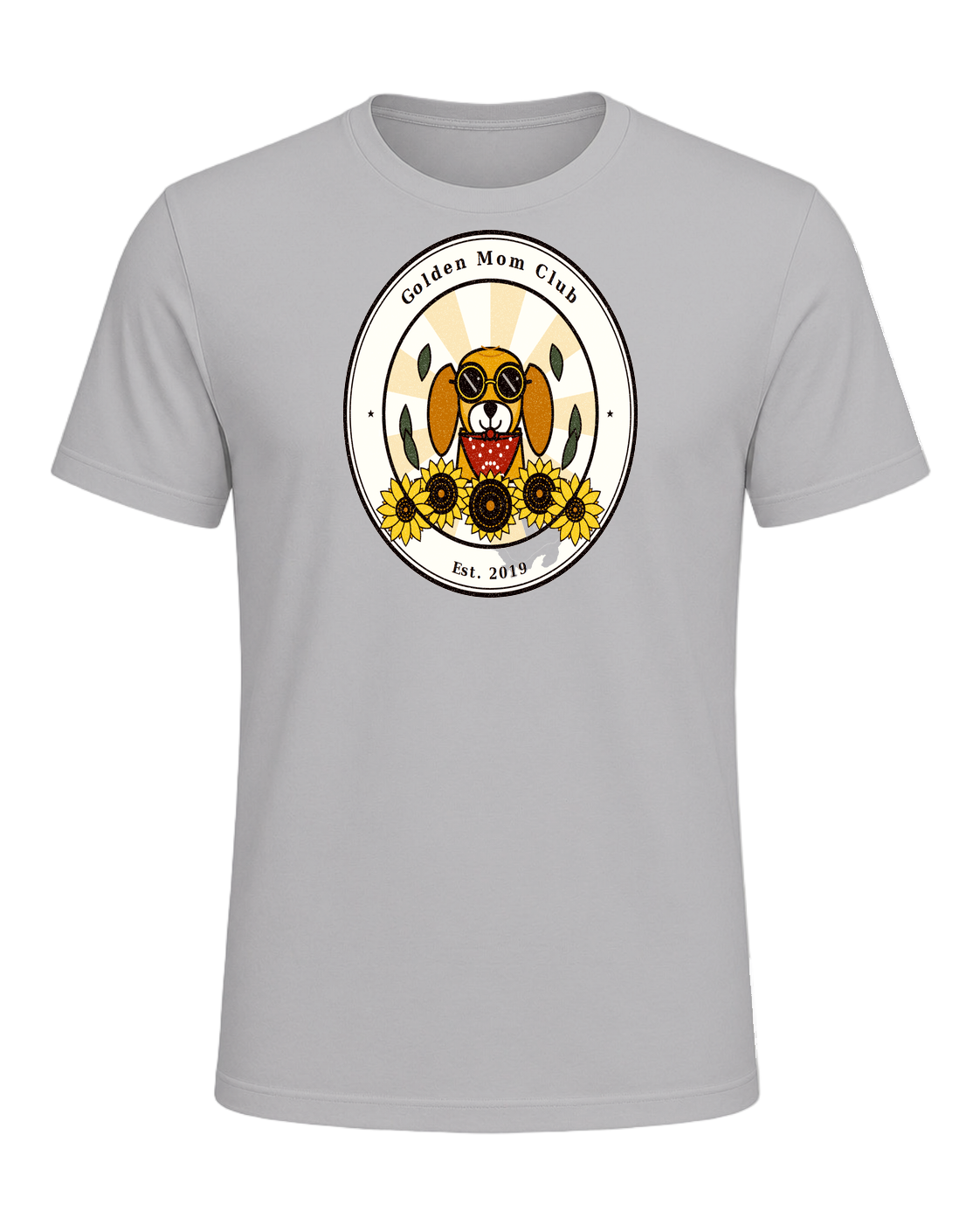 Golden Retriever Mom — Athletic Heather