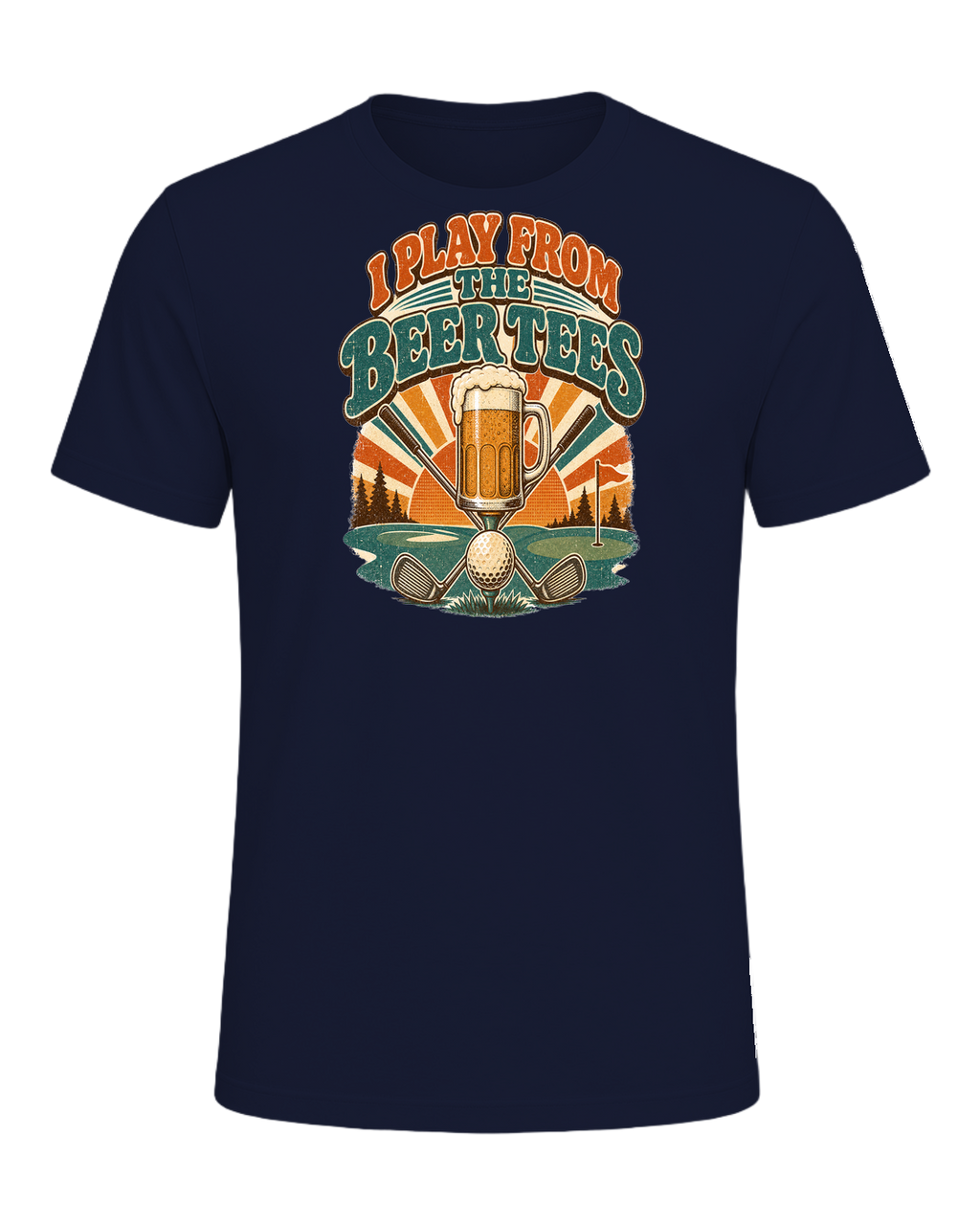 I PLAY FROM THE BEER TEES — Navy