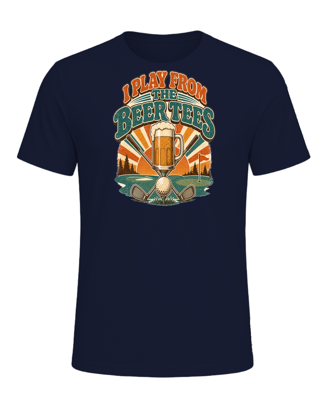 I PLAY FROM THE BEER TEES — Navy