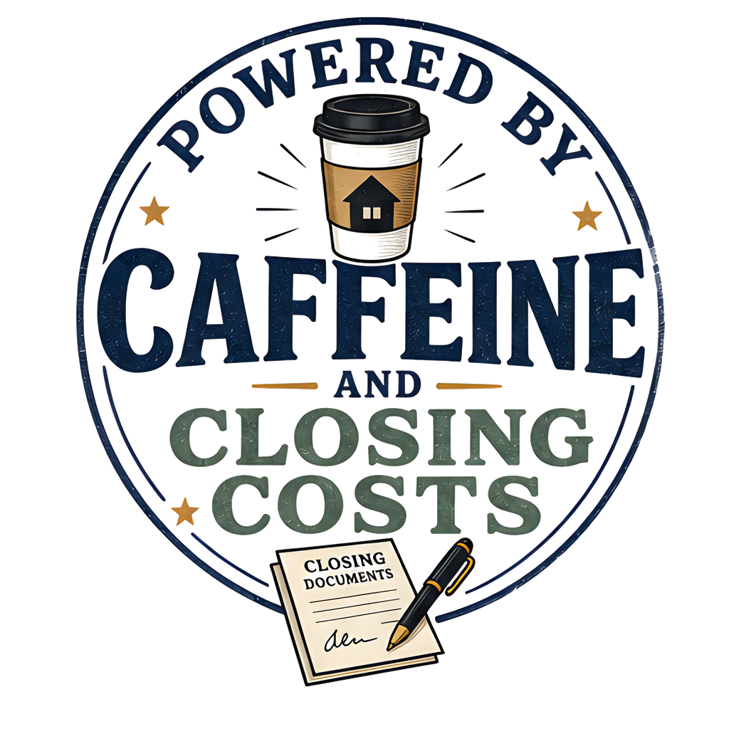 POWERED BY CAFFEINE AND CLOSING COSTS