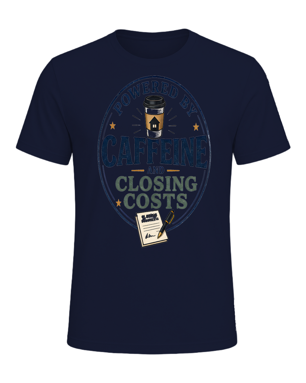 POWERED BY CAFFEINE AND CLOSING COSTS — Navy