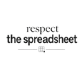 respect the spreadsheet