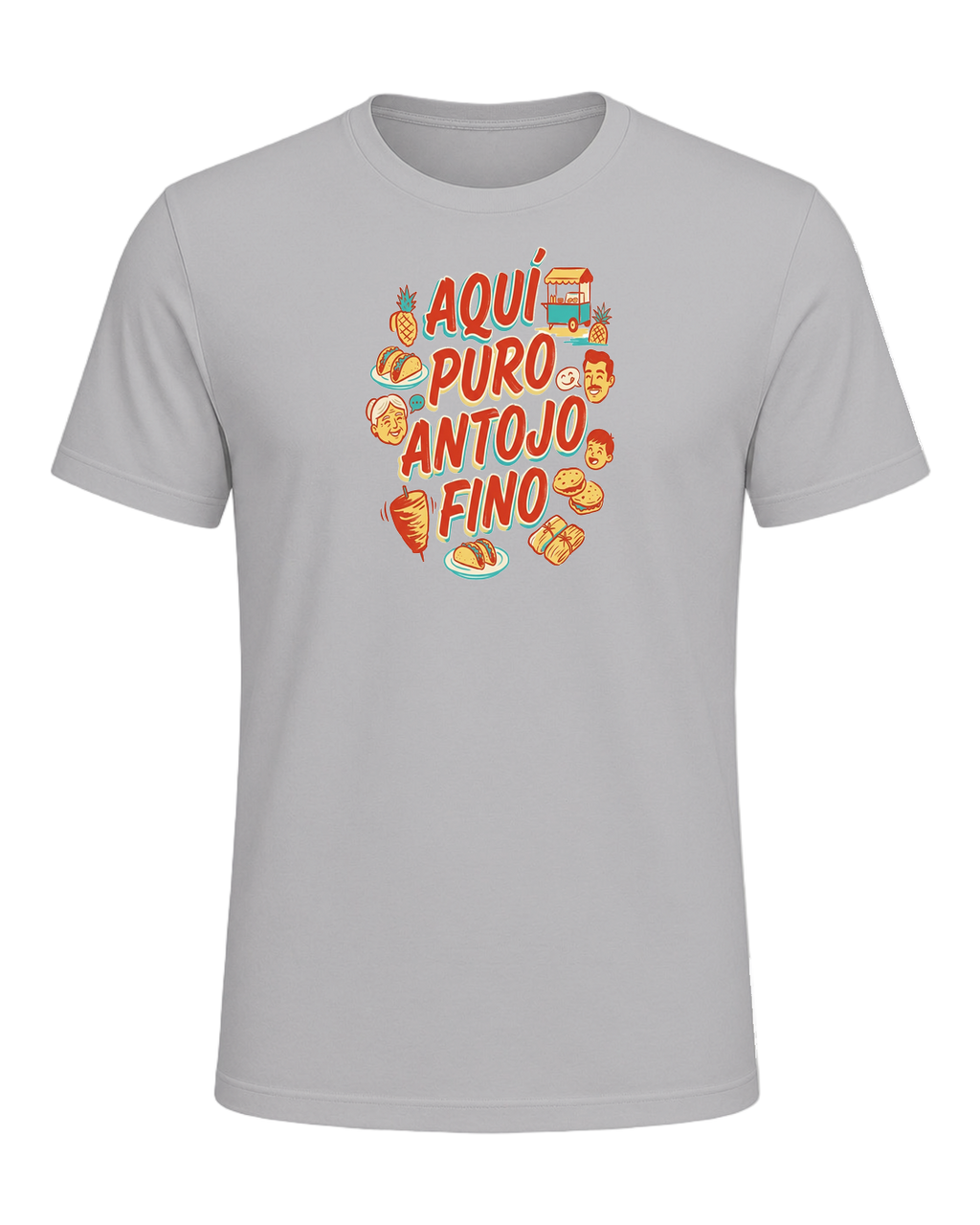AQUÍ PURO ANTOJO FINO — Athletic Heather