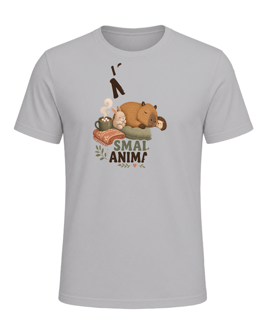 I SUPPORT NAPS AND SMALL ANIMALS — Athletic Heather