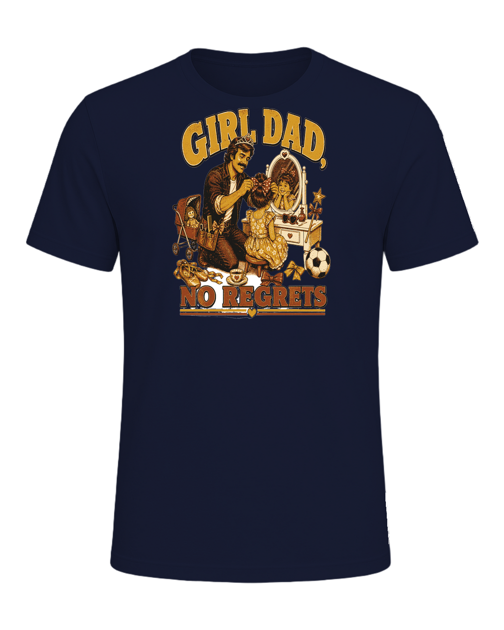 GIRL DAD, NO REGRETS — Navy