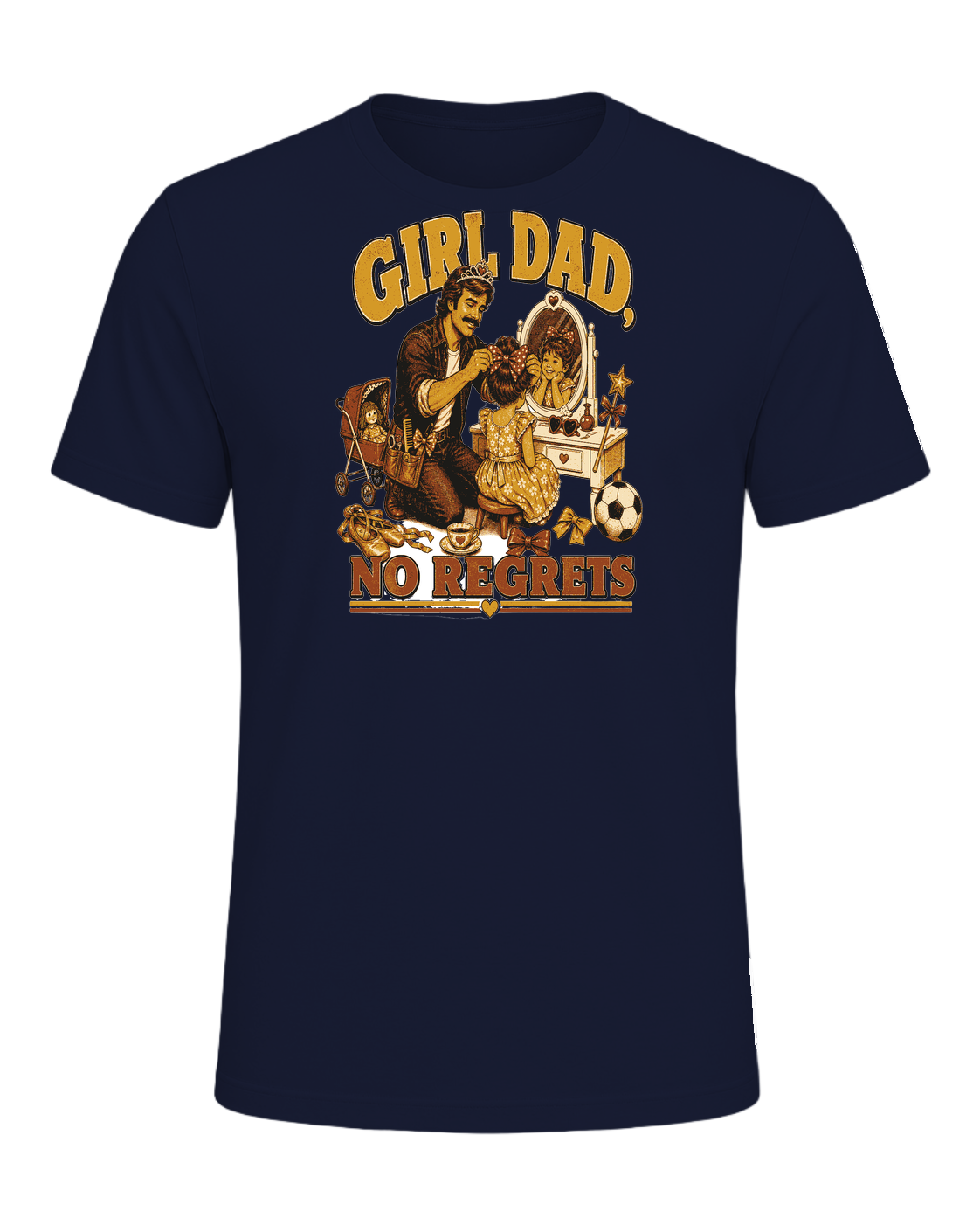 GIRL DAD, NO REGRETS — Navy