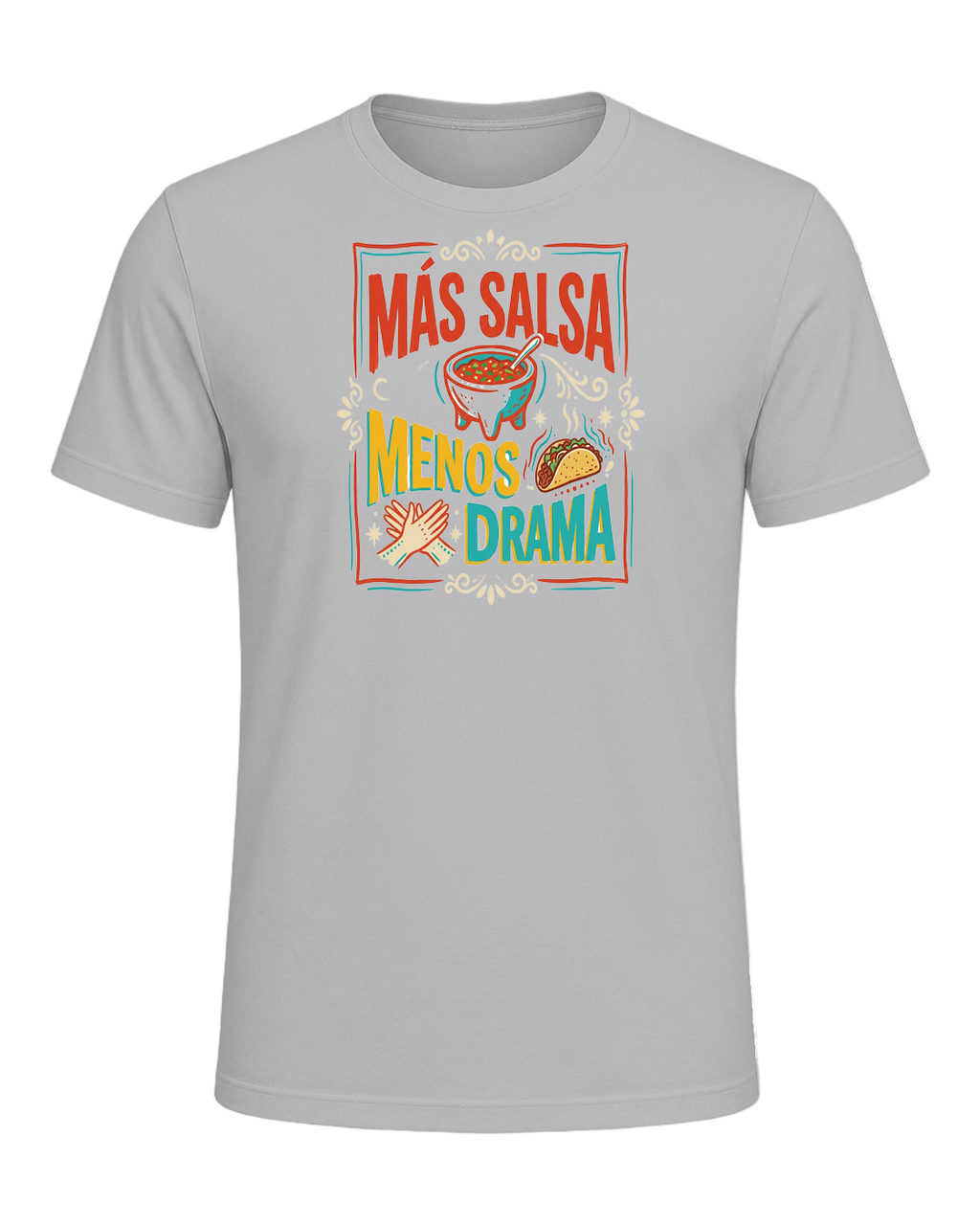 MÁS SALSA MENOS DRAMA — Athletic Heather