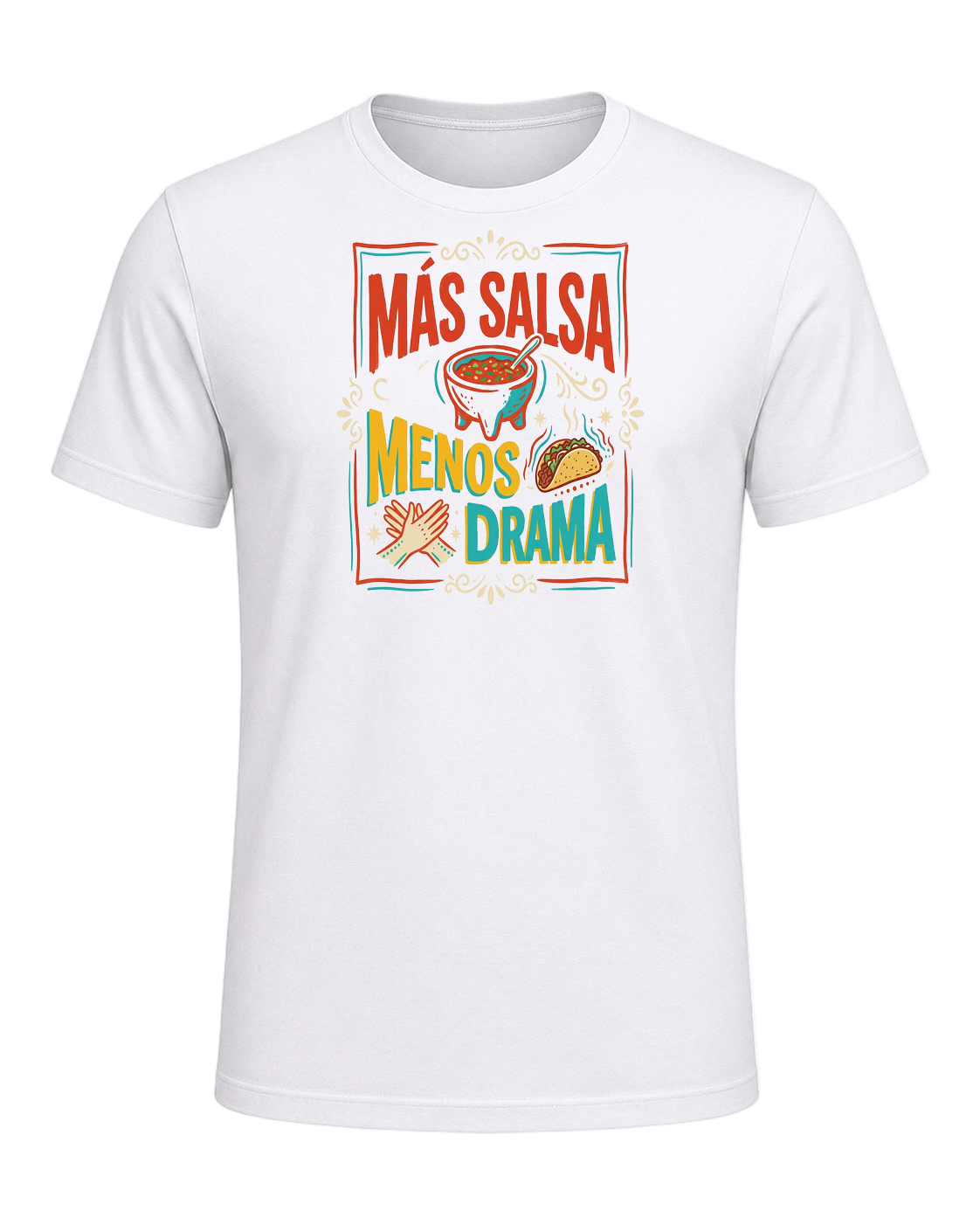 MÁS SALSA MENOS DRAMA — White