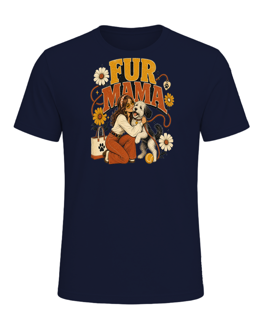 FUR MAMA — Navy