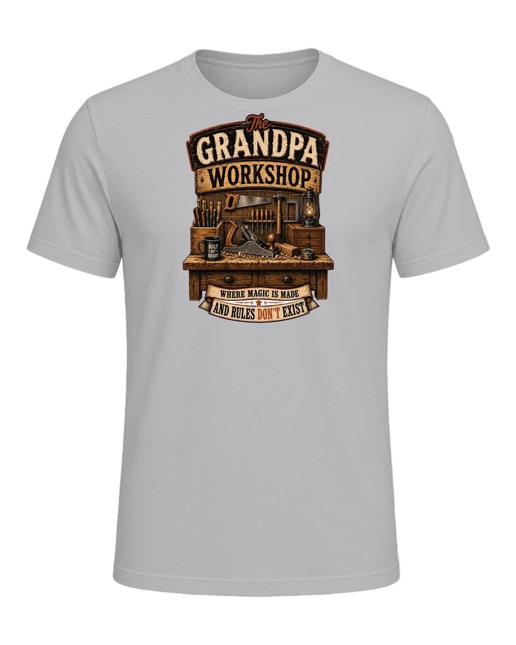 Grandpa Workshop — Athletic Heather