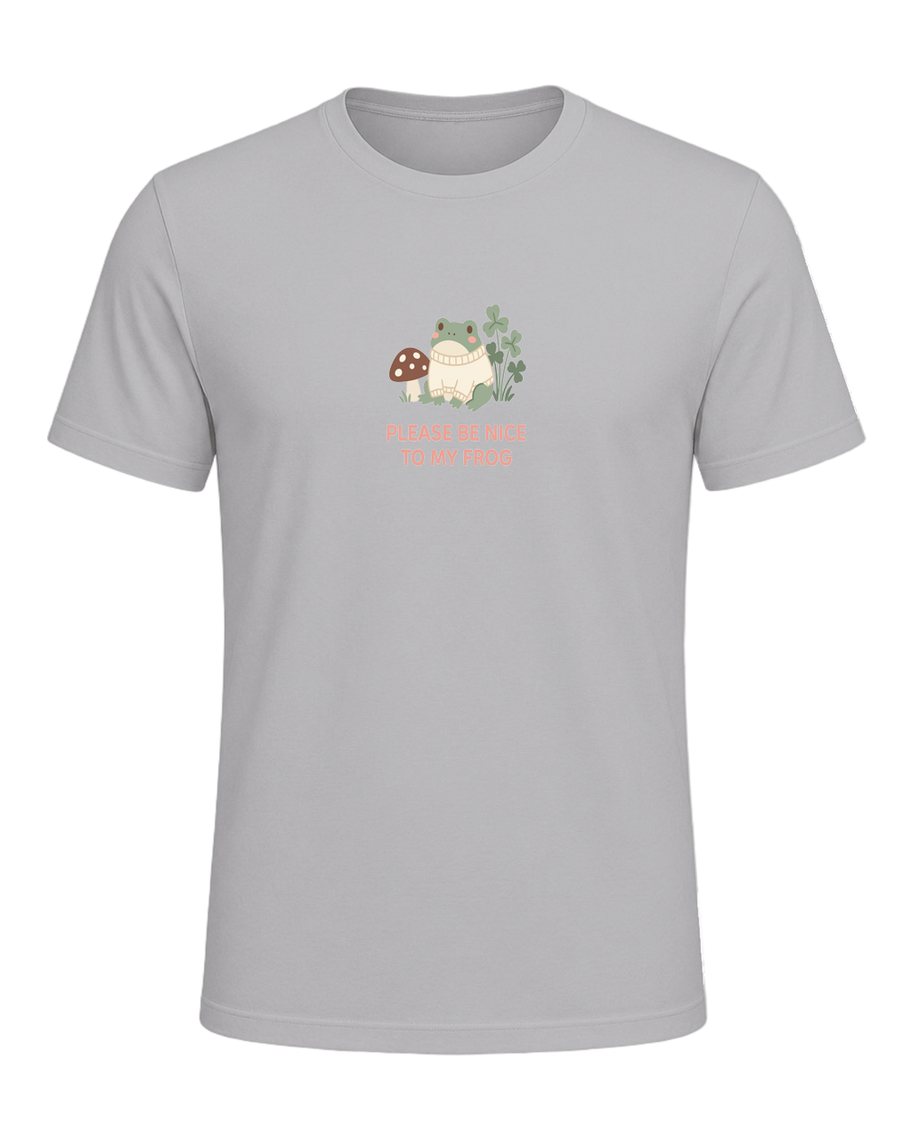 PLEASE BE NICE TO MY FROG — Athletic Heather