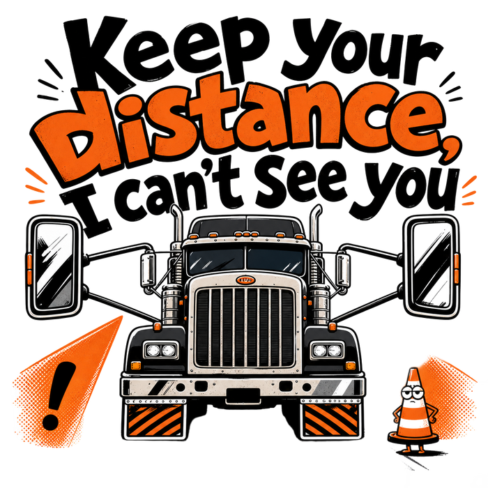 Keep Your Distance, I Can't See You - Funny Cartoon