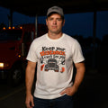 Trucking Life T-Shirt — Keep Your Distance, I Can't See You — t-shirt design