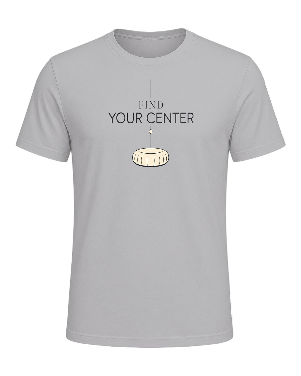 FIND YOUR CENTER — Athletic Heather