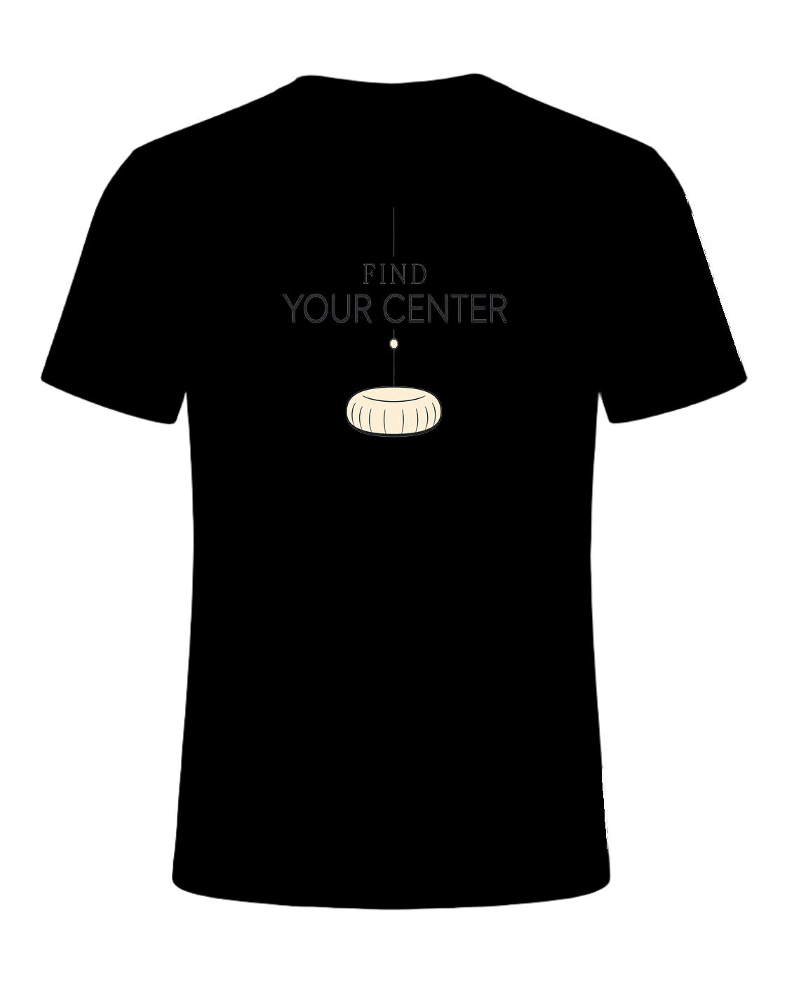 FIND YOUR CENTER — Black