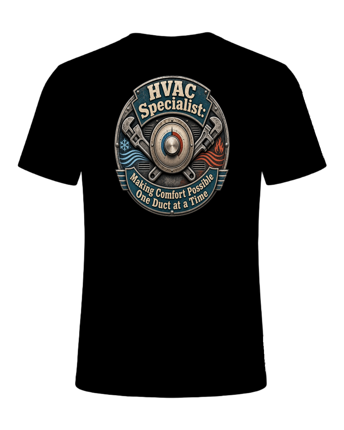 HVAC Technician — Black