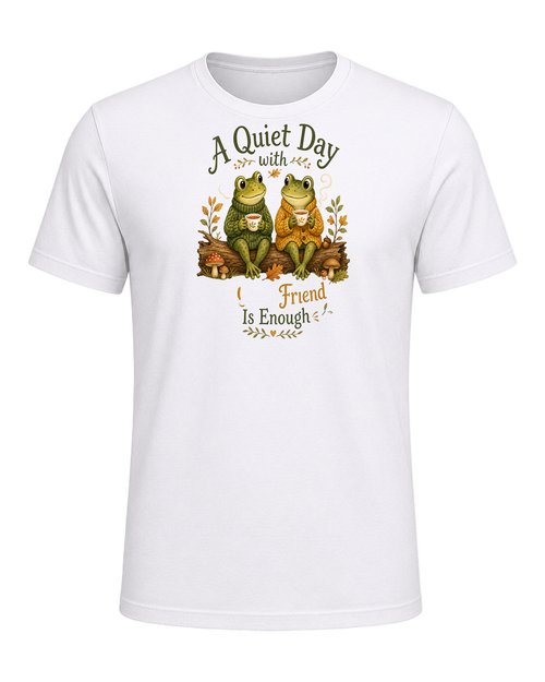 Cozy Frog Friends — White